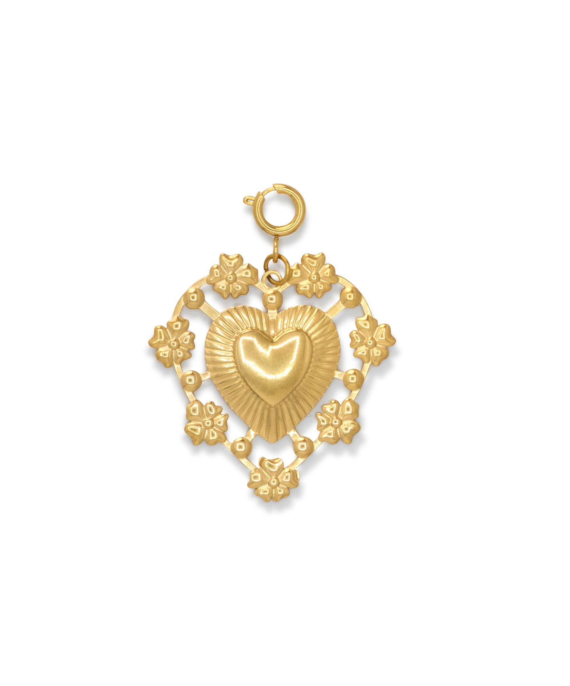 Renaissance Heart Charm